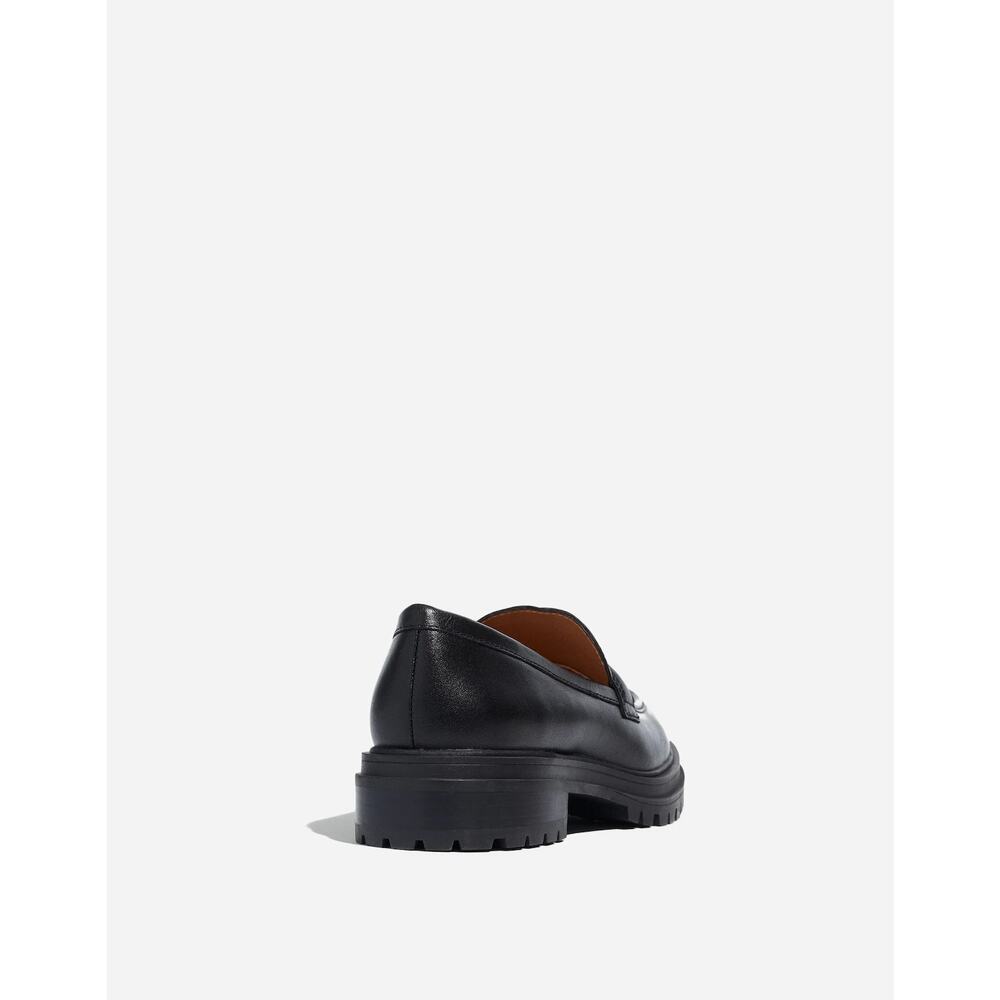Madewell Women's The Bradley Lugsole Loafer in Leather True Black Size 9 NWOB - Picture 4 of 11